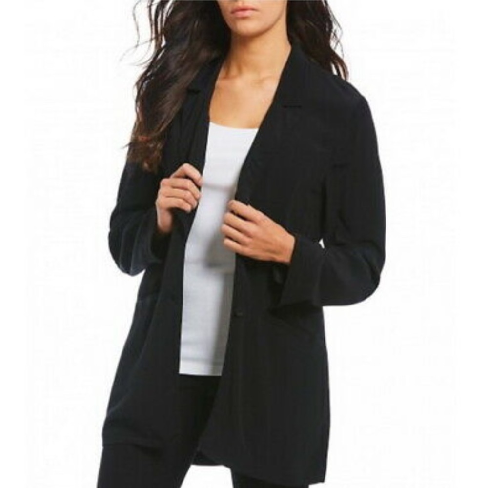 Eileen Fisher Long Notch Collar Jacket | NWT